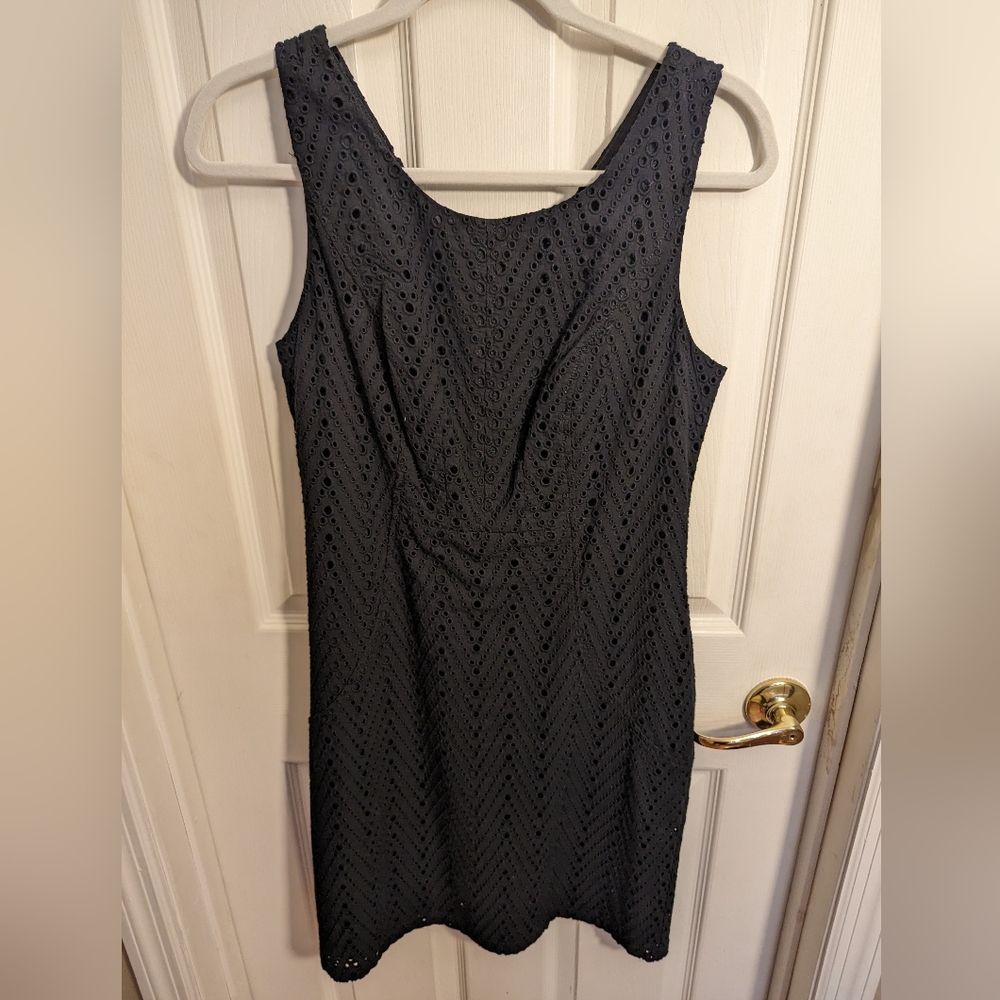 The Limited Fit and Flare Black Dress